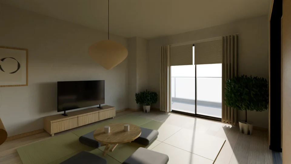 インテリア提案 TATAMI LOUNGE(昼)