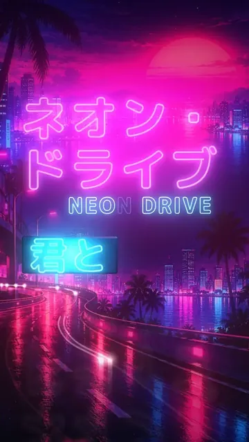 歌詞動画の見本：ネオン